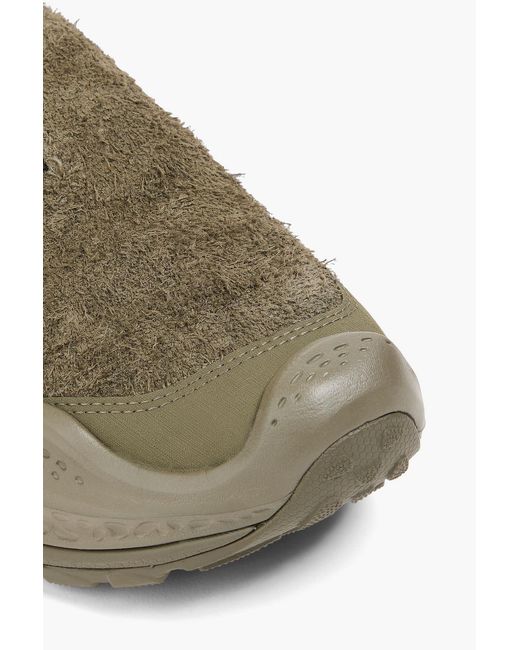 Hoka One One Green Ora Primo Suede Slip-on Sneakers for men