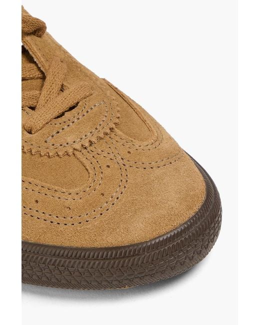 Veja Brown Volley Suede Sneakers for men