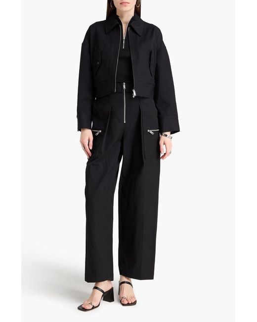 3.1 Phillip Lim Black Cotton-Blend Jacket