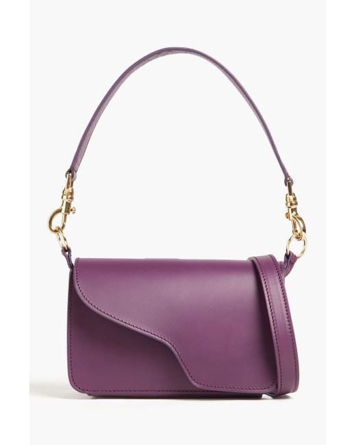 Atp Atelier Purple Corsina Leather Shoulder Bag