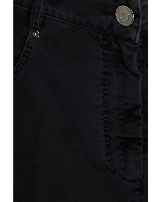 Forte_forte Black Cotton Wide-leg Pants