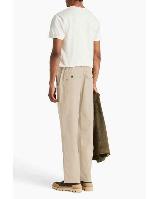 FRAME Patch traveler hose aus baumwoll-canvas in Natural für Herren