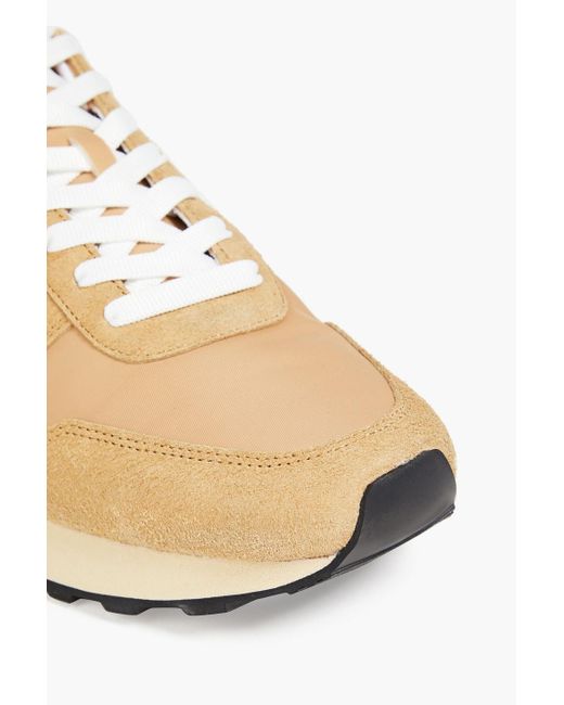 Paul Smith Pink Suede, Leather And Shell Sneakers for men