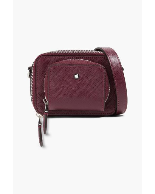 Montblanc Pochette "sartorial" aus strukturiertem leder in Purple für Herren
