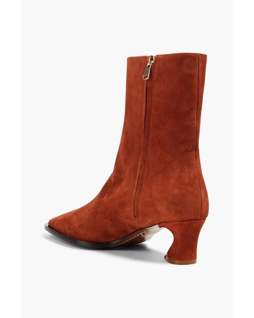 Zimmermann Brown Suede Ankle Boots