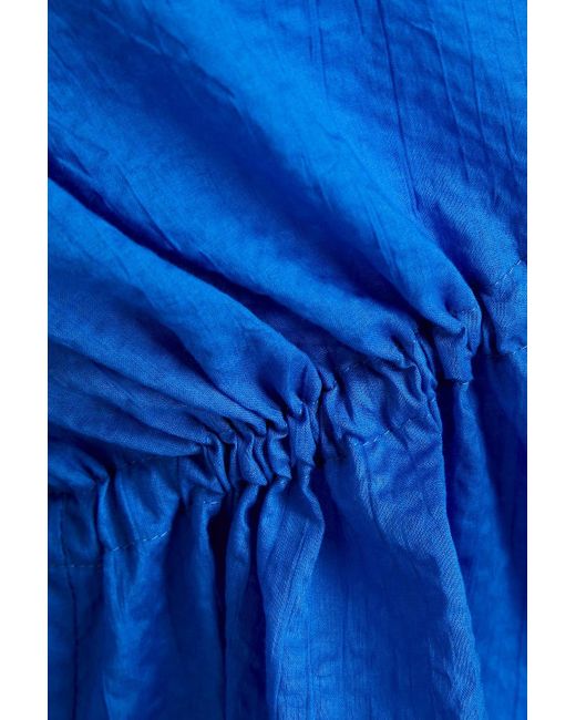 FRAME Blue Bluse aus seersucker