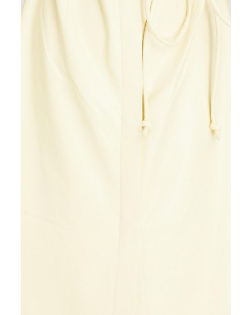Nanushka White Loula Cutout Okobortm Midi Dress