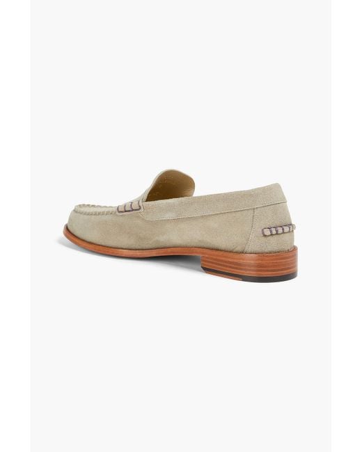 Paul Smith Green Lido Suede Loafers for men
