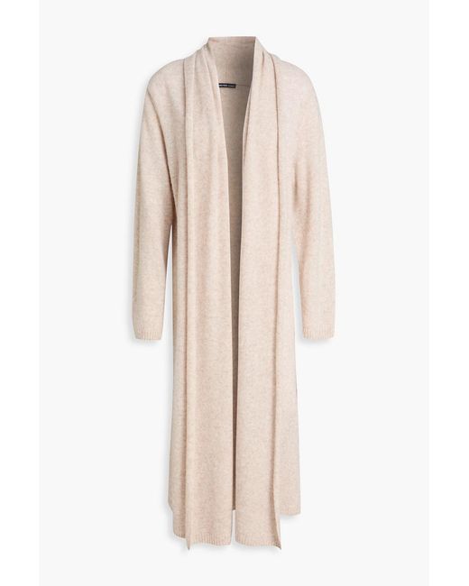James Perse Natural Mélange Cashmere Cardigan
