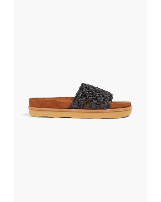 Cobalt Suede Low Key Slide