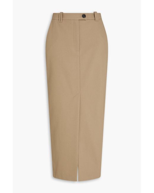 A.Emery Natural Larley Cotton-Tweed Midi Pencil Skirt