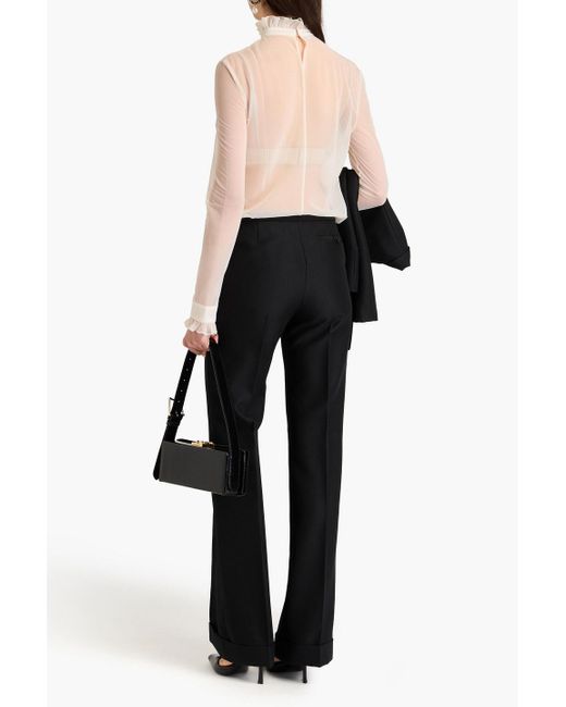 Philosophy Di Lorenzo Serafini Black Grain De Poudre Bootcut Pants