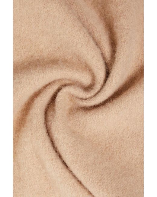 Paul Smith Natural Fringed Cashmere Scarf for men
