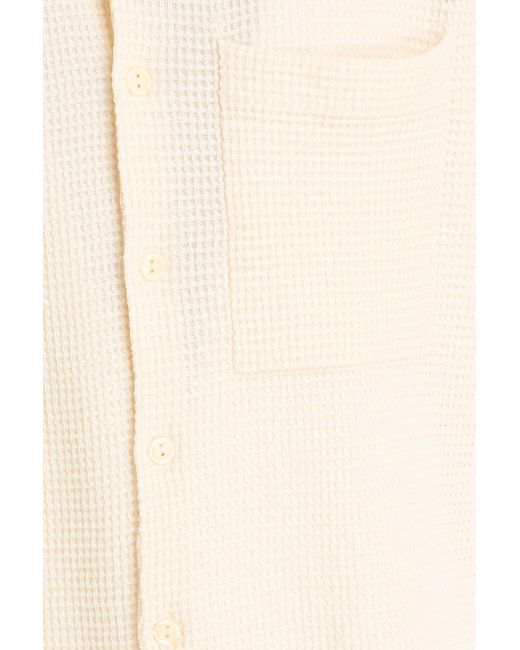 Sandro Natural Ribbed-Knit Shirt for men