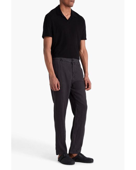 James Perse Blue Linen Pants for men