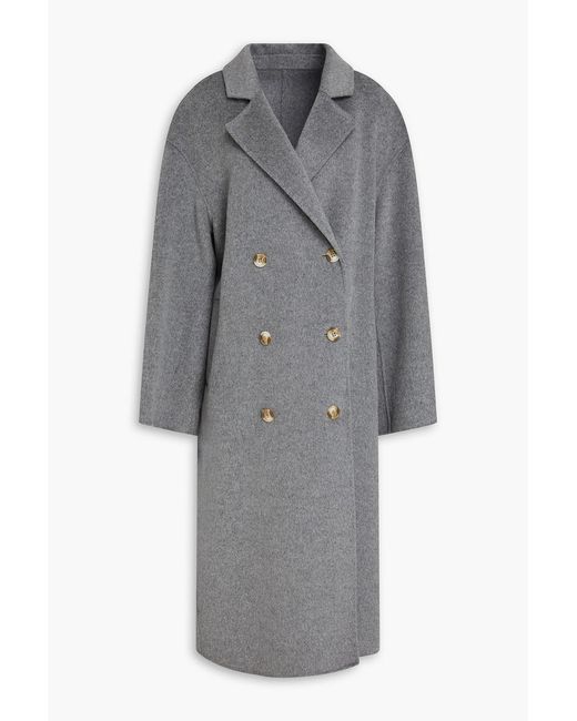 Loulou de Saison Gray Borneo Wool And Cashmere-blend Coat
