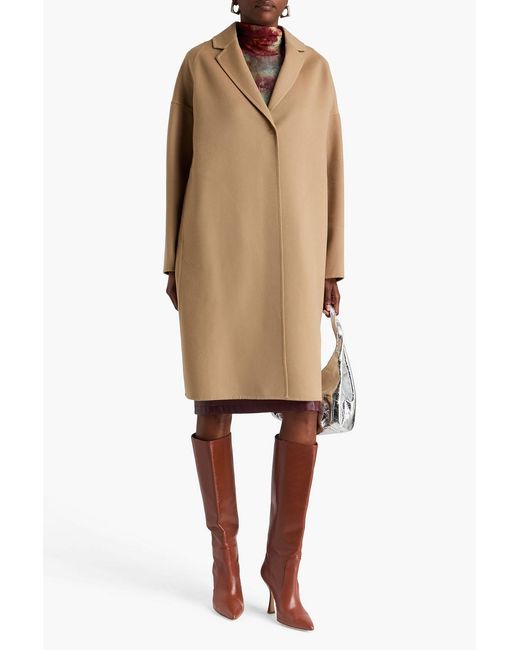Stella McCartney Natural Wool-felt Coat