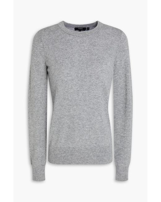 Theory Gray Kaylenna Cashmere Sweater