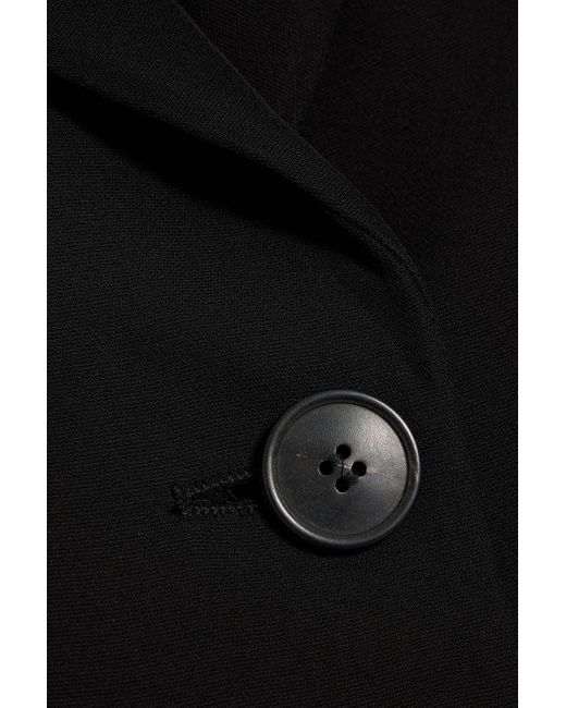 Valentino Garavani Black Silk-blend Blazer
