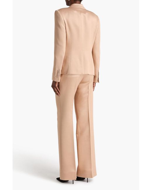 Tom Ford Natural Wool And Silk-Blend Blazer