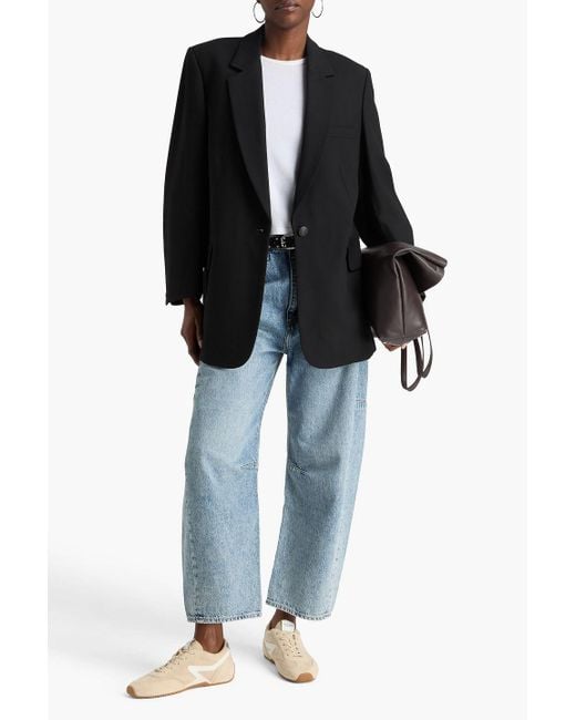 Rag & Bone Black Suzanne Crepe Blazer
