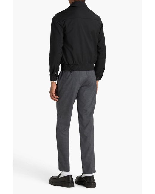Sandro Black Wool-Blend Overshirt for men