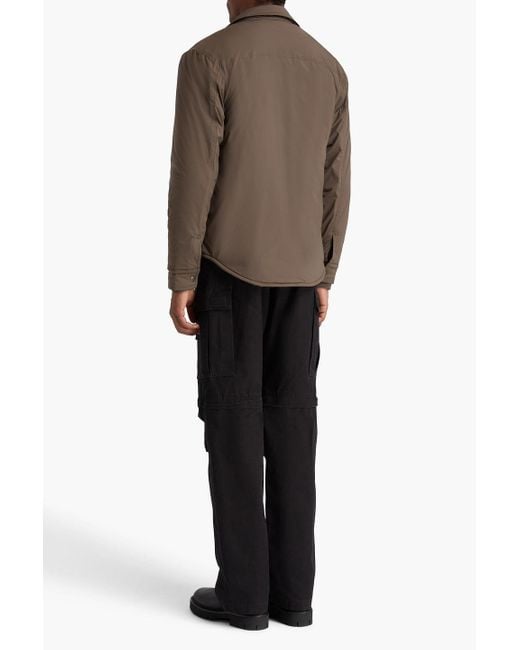 Y/OSEMITE Brown Padded Shell Overshirt for men