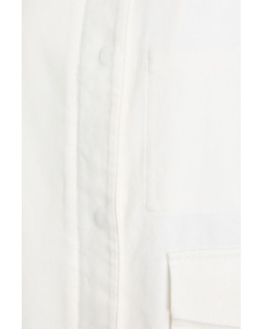 Vince White Jacke aus twill aus einer baumwollmischung