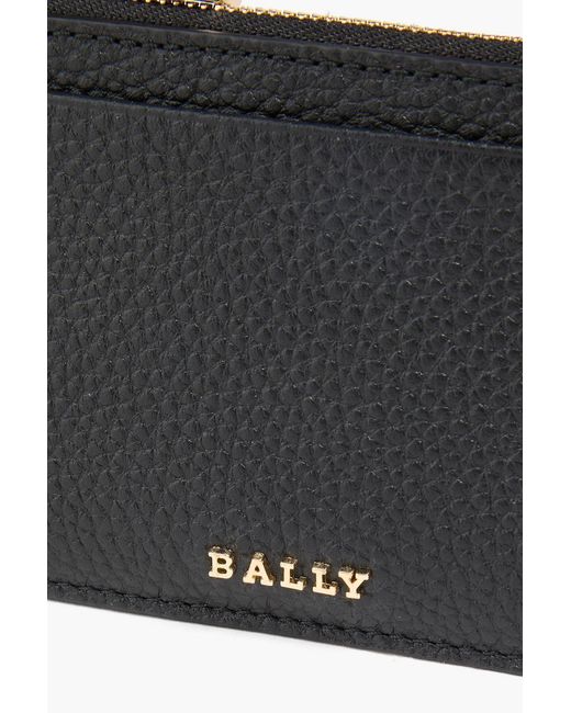 Bally Black Pebbled-Leather Cardholder