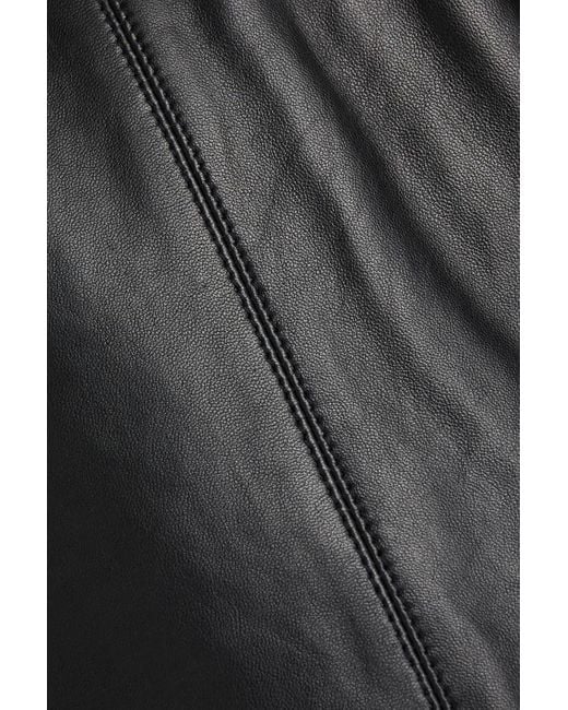 Ba&sh Black Lita Leather Top
