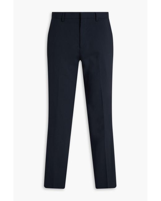 Sandro Blue Wool-crepe Suit Pants for men