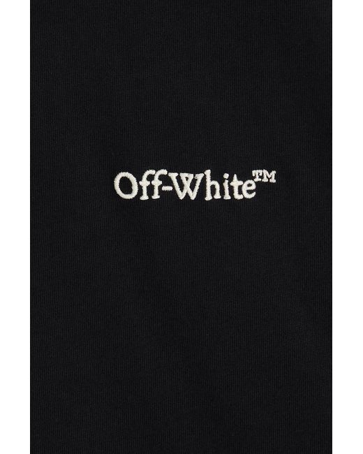 Off-White c/o Virgil Abloh Black Printed Cotton-Jersey T-Shirt for men