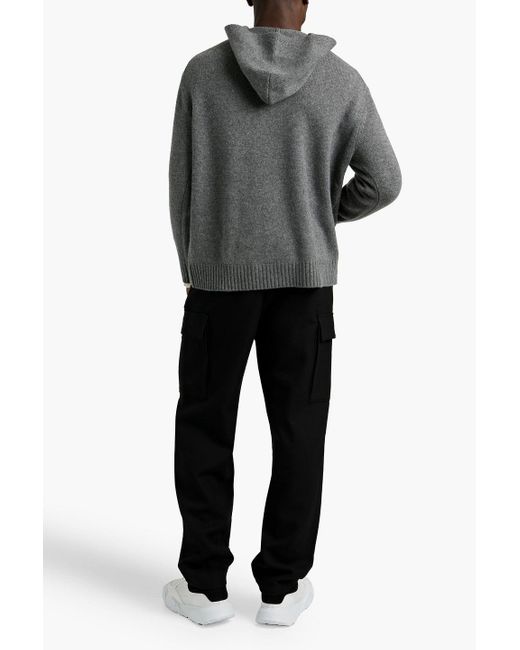 FRAME Gray Cashmere Hoodie for men