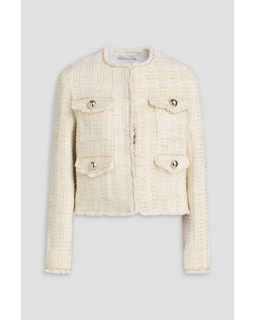 Borgo De Nor Natural Metallic Tweed Jacket