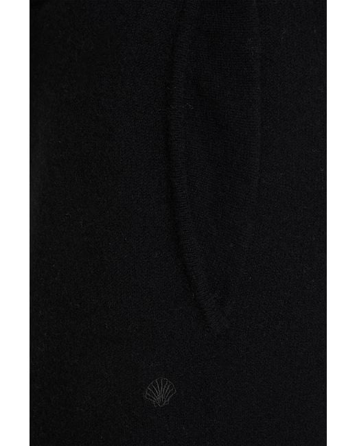 Loulou de Saison Black Hespero Cashmere Track Pants