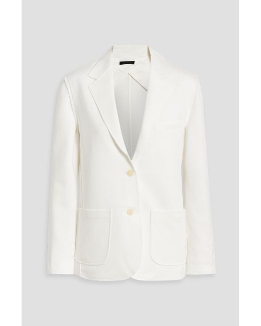 ATM White Tm-blend Jersey Blazer