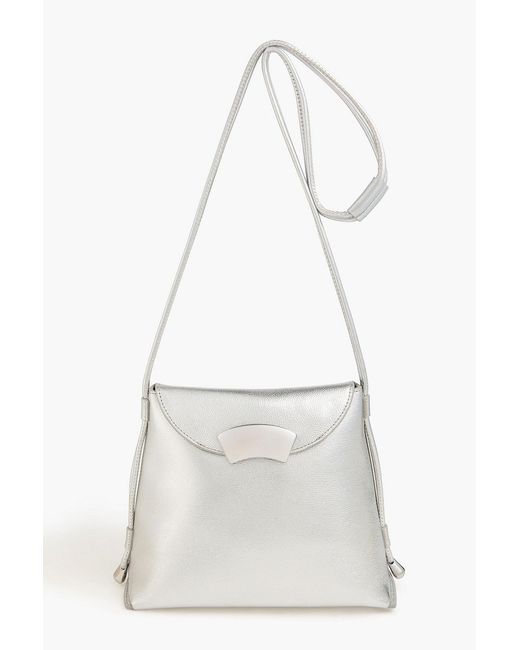 3.1 Phillip Lim White Id Petite Pebbled-Leather Cross-Body Bag