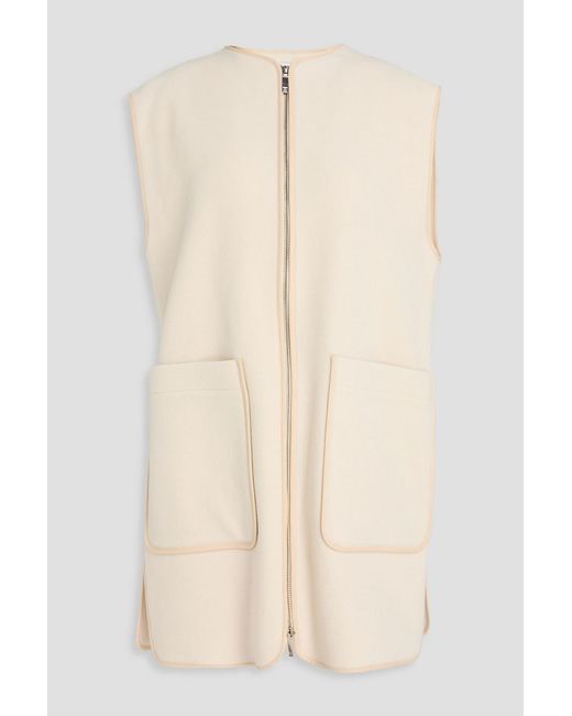 Totême Natural Wool-blend Felt Vest