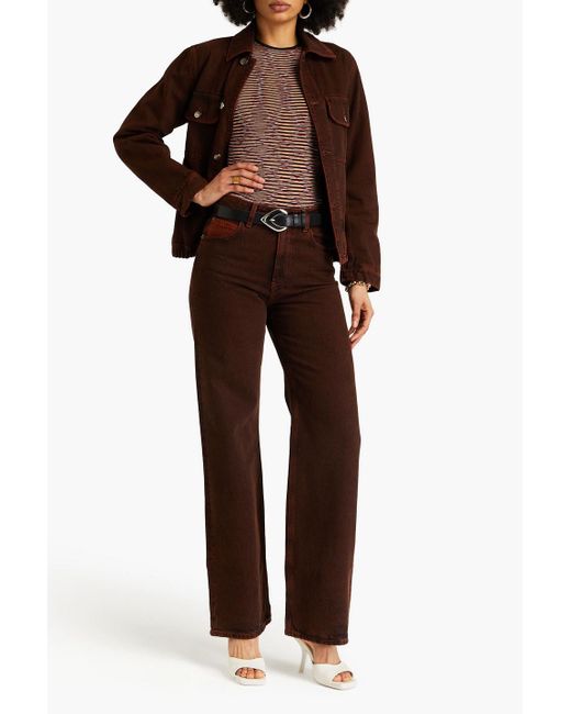Missoni Brown High-rise Flared Jeans