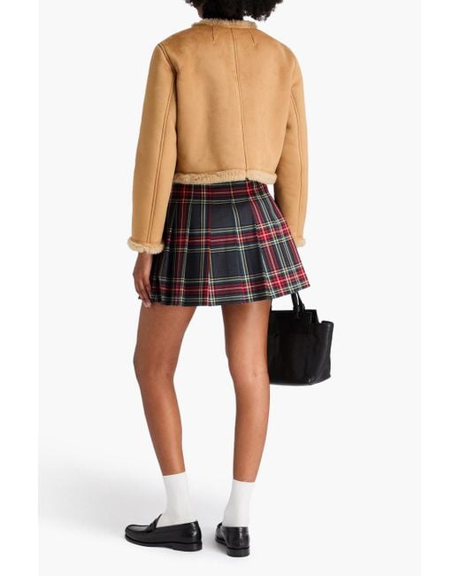 Sandro Natural Teddy Fleece Jacket