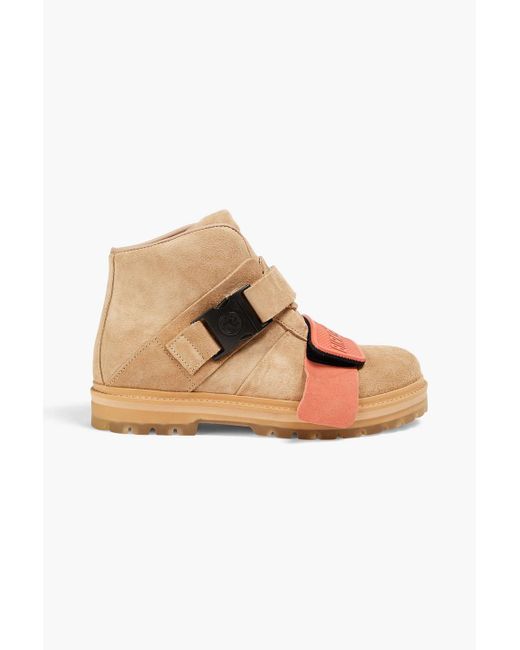 Birkenstock Hancock Rotterhiker Suede Ankle Boots in Natural Lyst UK