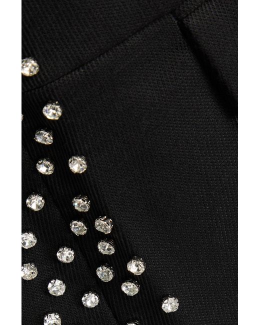 Stine Goya Black Pezz Crystal-embellished Twill Blazer