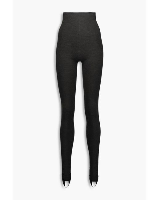 Dolce & Gabbana Black Cashmere leggings