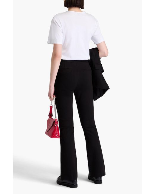 Claudie Pierlot Black Jersey Flared Pants