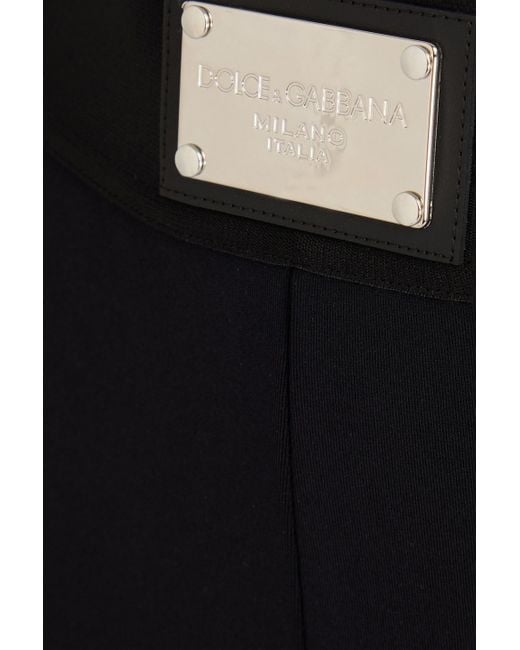 Dolce & Gabbana Black Stretch Leggings