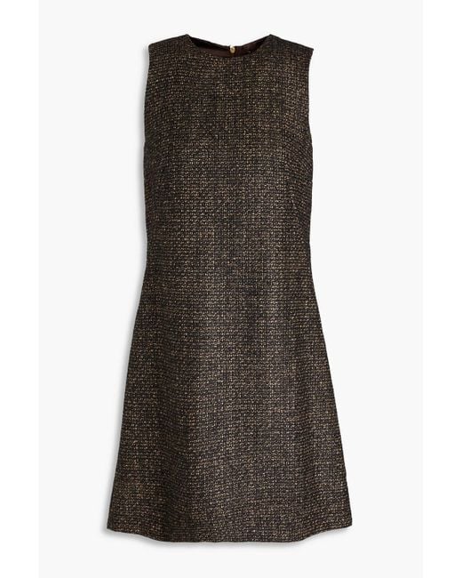 Dolce & Gabbana Brown Tweed Mini Dress