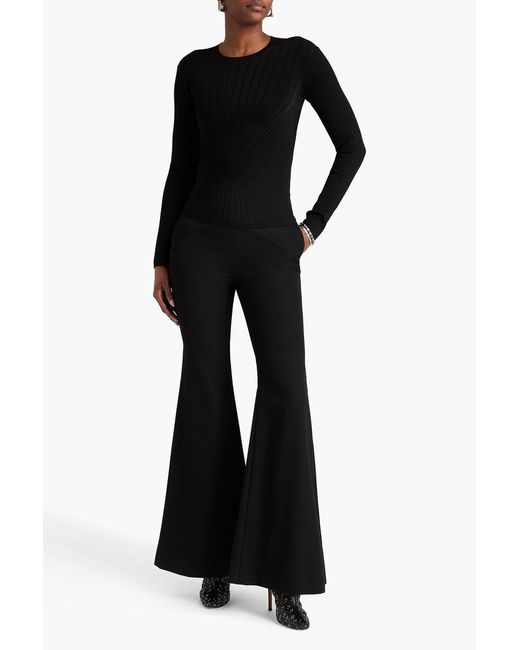 Mugler Black Knitted Top