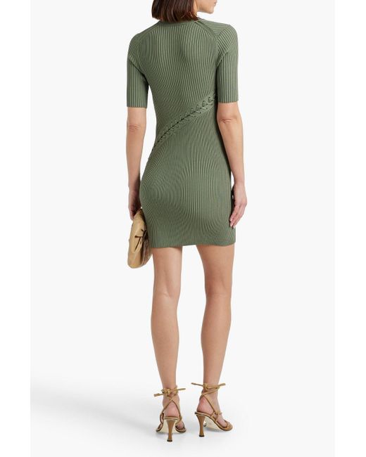 monique lhuillier purple lace dress Monique Lhuillier Silk Purple Cap Sleeve Lace Back A-Line Knee-Length Dress
