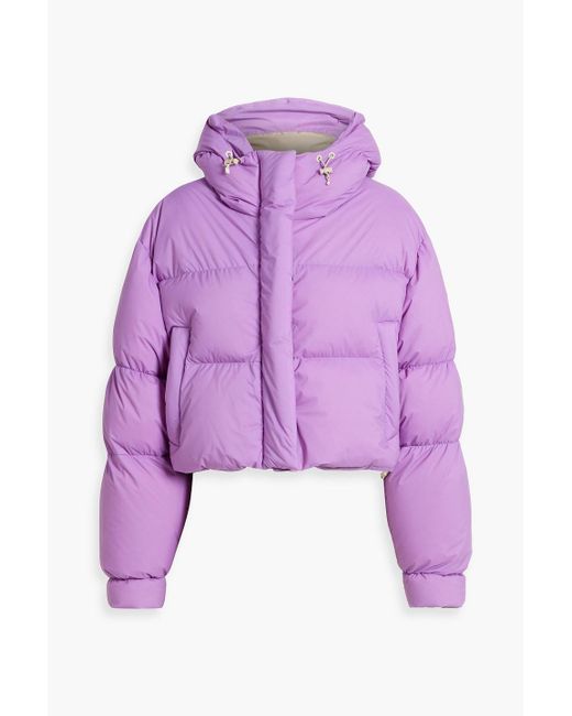 CORDOVA Purple Aomori Quilted Hooded Down Ski Jacket