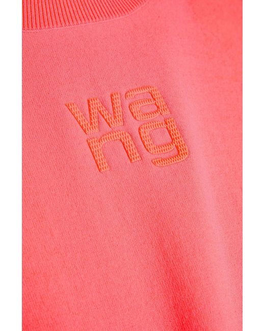 T By Alexander Wang Pink Stretch-jersey Turtleneck Top